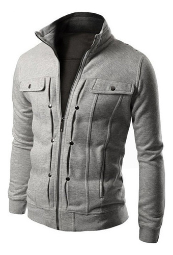 Chaqueta En Forma De X Para Hombre, Suéter Casual Con Estamp