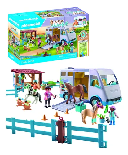 Bloques para armar Playmobil Horses of Waterfall 71493 109 piezas en caja