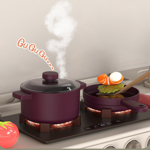 Juego De Cocina, Juguete Para Cocinar Verde Gris 74 Piezas