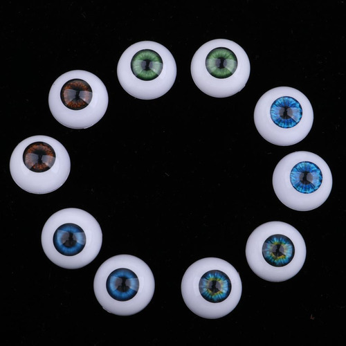 10 Pares De De Ojos De Acrílico Ojos Para Muñeca Recién