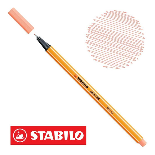 Stabilo Microfiber Point 88 X Unit Color 26 Apricot