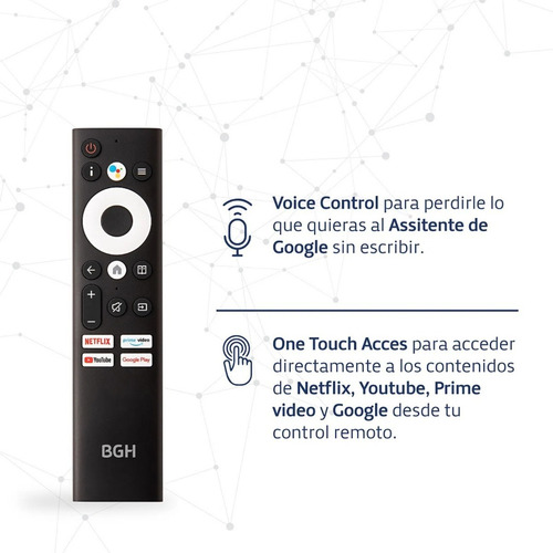 Smart TV LED 55" BGH B5522US6A Android