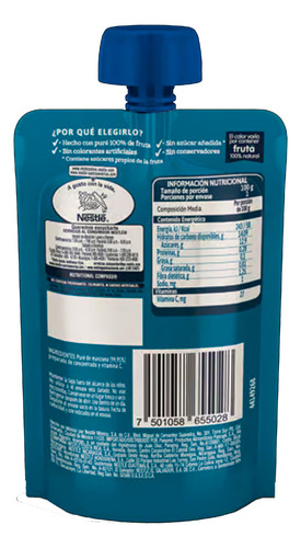 Compota De Manzana 100gr Gerber 2 Undades
