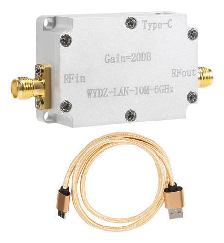 Amplificador De Bajo Ruido De 10 M-6 Ghz, Ganancia De 20 Db,