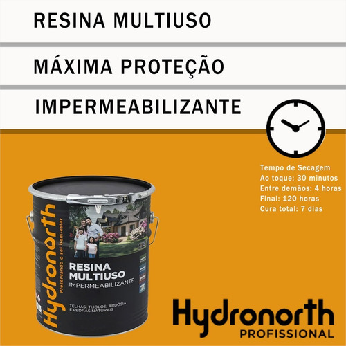 Resina Multiuso Concreto Piso Pedra Parede Telhado