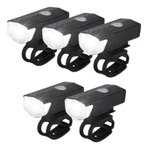 Comprar Kit 5 Lanterna Bike Ciclismo Em Led Luz Sinalização Modo Usb