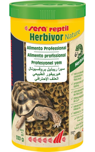 Sera Herbivor Nature 1000 Ml  - Envíos A Todo Chile