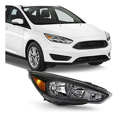 Akkon Faro Negro Para Ford Focus S | Se | St 2015-2018