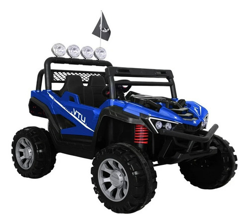 Montable Eléctrico Aeiou Para Niños Bg1088 Razer Pintura Color Azul