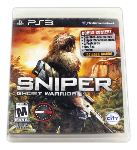 Sniper Ghost Warrior Original Playstation 3 Ps3 Mídia Física