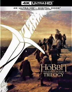 Hobbit Trilogia 4k Ultra Hd + Blu-ray + Dc Audio En Español