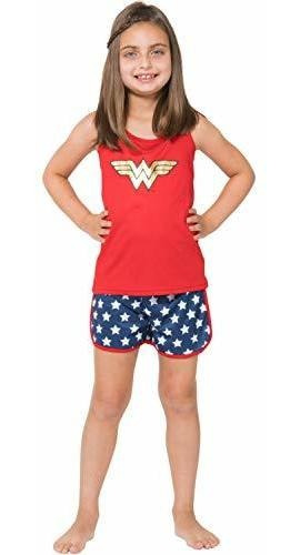 Pijama Deportivo Wonder Woman Para Niñas.