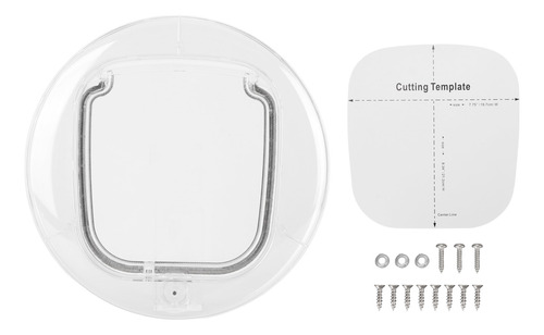 Puerta Para Gatos Para Puertas Interiores Y Exteriores, Cerr