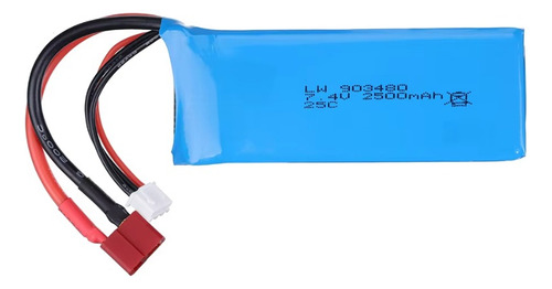 Batería 903480 7,4v 2500mah, 2s Conector T Automodelismo Rc