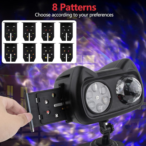 Anteqi Halloween Luces De Proyector De Navidad Aire Libre Negro