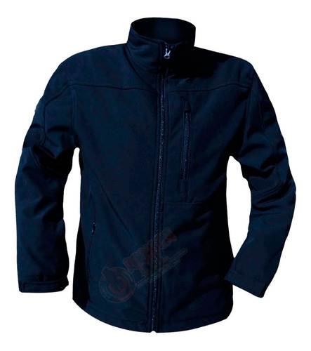 Imagen 2 de 5 de Chamarras Hombre Negra Azul Tactica Militar Neopreno Repele