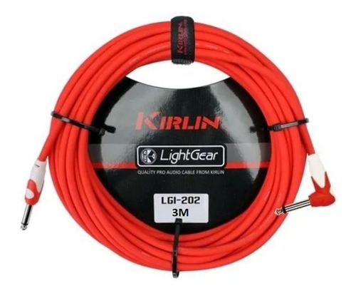Imagen 1 de 1 de Cable Plug Kirlin Lgi202 Rojo 3 Mts Garantia 