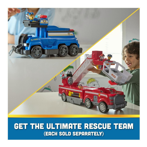 Paw Patrol Camión De Bomberos Ultimate Rescue Con Escalera