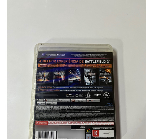 Jogo Ps3 Battlefield 3 Premium Edition Original Mídia Física (Usado)