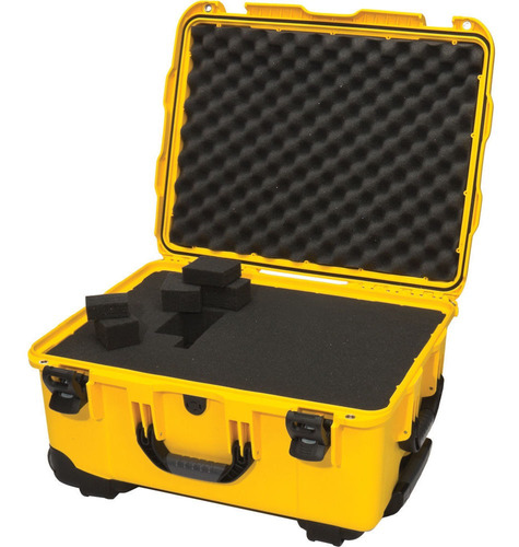 Nanuk 950 Protective Rolling Case With Foam Inserts (yellow)
