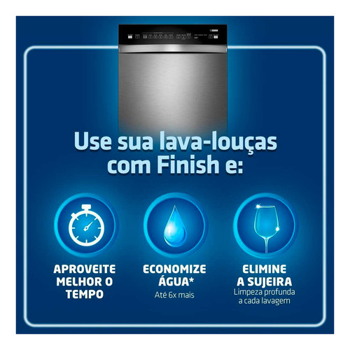 Detergente para Lava Louças em Pó Finish 450g