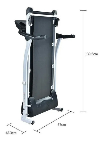 Imagen 2 de 10 de Caminador Eléctrico Plegable 1.5hp Regulable Pulso Crazyfit