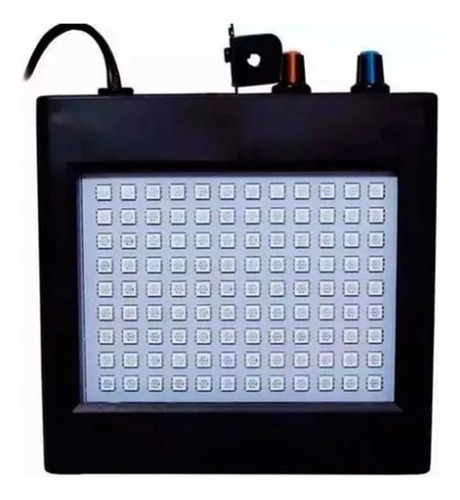 Jogo De Luz Strobo Led Rgb Iluminação Festa 108 Leds Rítmico