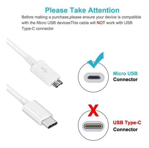 Cargador De Pared Adaptables Con El Cable Micro Usb Con Comp