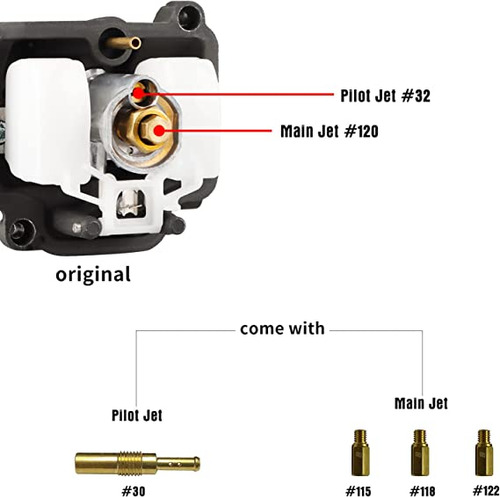 Carburador De Motocicleta Nibbi, Pwk30, 30mm, 250cc-300cc