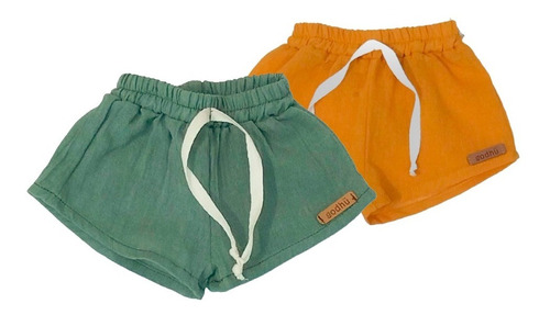 Pack De 2 Shorts De Bebe - Verano Godhü Kids