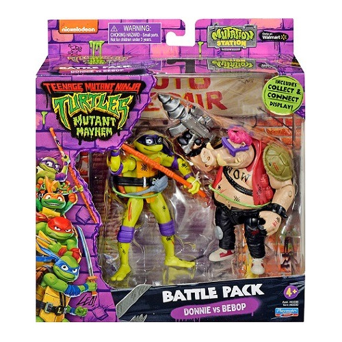 Tortugas Ninja Battle Pack Figuras Surtidas X 2 