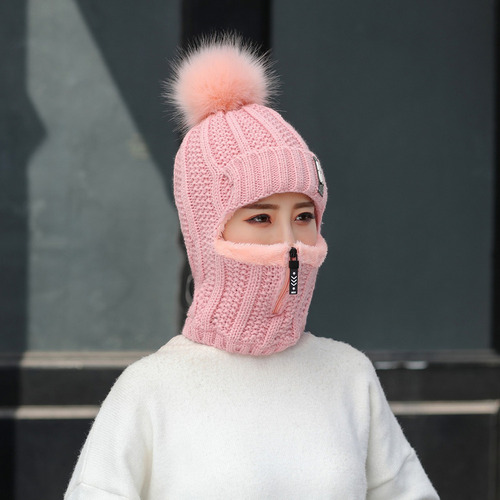 Conjunto De Gorro Y Bufanda De Punto Para Invierno, Bufanda