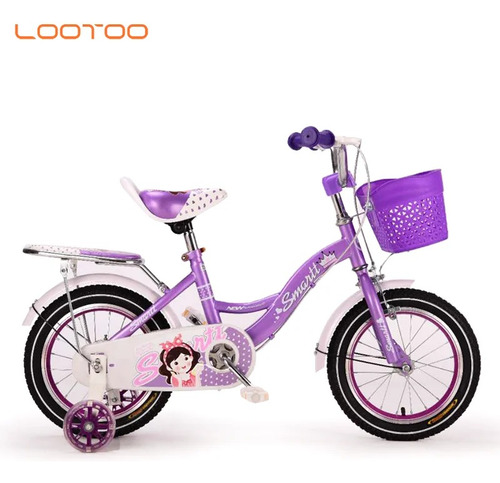 Bicicleta Para Niña Rin Aro 12 Y 16 Rosada
