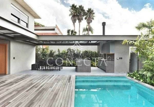 Imagem 2 de 29 de Alphaville 01 | Casa Alto Padrão | Estilo Moderno E Contemporâneo | 4 Suítes | Sauna | Piscina - Cnc1261