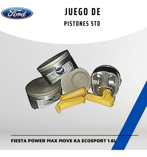Pistones De Ford Fiesta Power Max Move Ka Ecosport Std