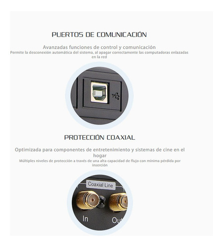 Ups Interactiva Forza Fx-2200lcd 2200va/1200w 8 Tomas ±81min