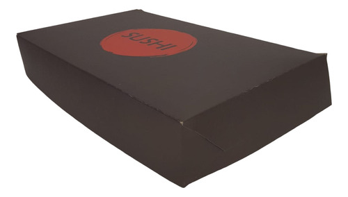 10 Caja Sushi Col Carton Laminado Aut 29x18x5