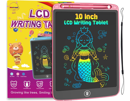 Tableta Escritura Lcd Niños, Tablero Dibujo 10 Pulgadas, 3 A