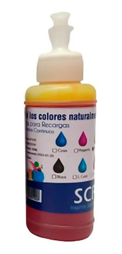 Tinta De Sublimación Premium Scp Para Epson X 100 Ml C/u