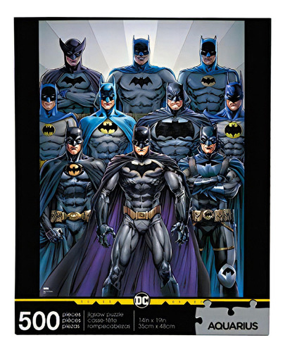 Aquarius Dc Comics Batman Batsuits Puzzle Rompecabezas De 5