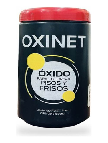 Oxido Para Pisos Varios Colores Oxinet Presentación 1,5 Kgrs