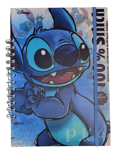 Libro Para Colorear 100% Stitch