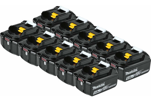 10 Baterias Originales Makita Bl1850b-10 18v Lxt 5.0ah