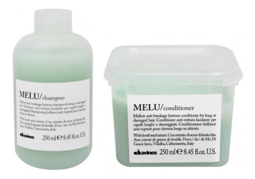 Kit Melu Davines Shampoo Y Acondicionador