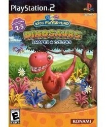 Ps2 Dinosaurs Shapes And Colors Konami Kids Playground Nuevo
