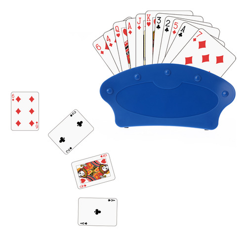 (r) Juego De Mesa De Póquer Con Soporte Manos Libres Para