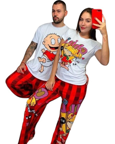 Pijama En Pantalón Largo Para Parejas
