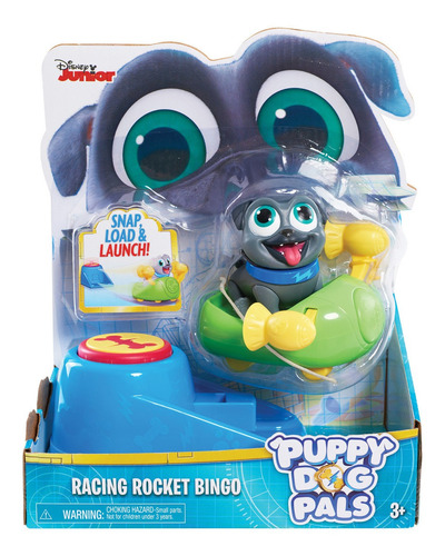 Muñeco Puppy Dog Pals Bingo Rolly Con Lanzador Con Retiro