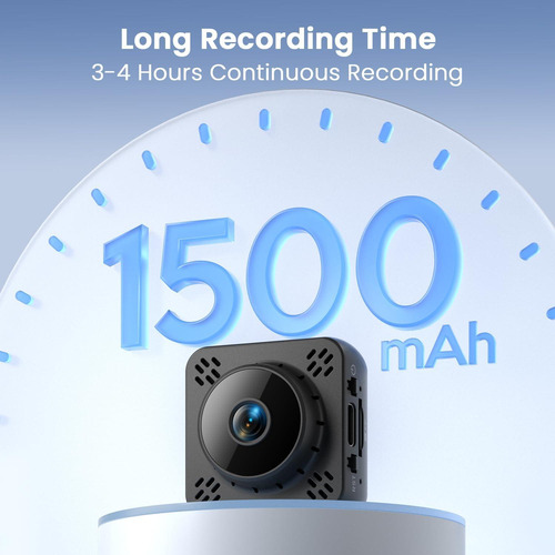 Mini Cámara 4k Hd Wifi Shibet Con Visión Nocturna