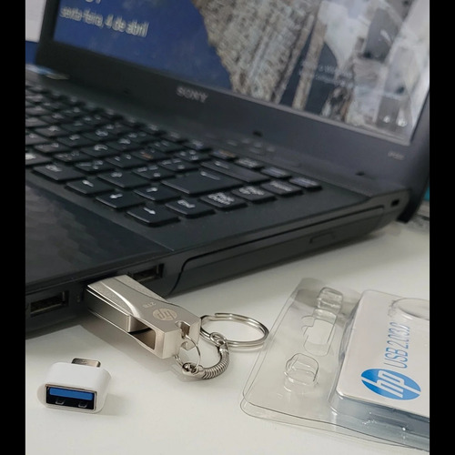 Pendrive 2tb Hp Usb-c 3.0 Compatível Celular Android